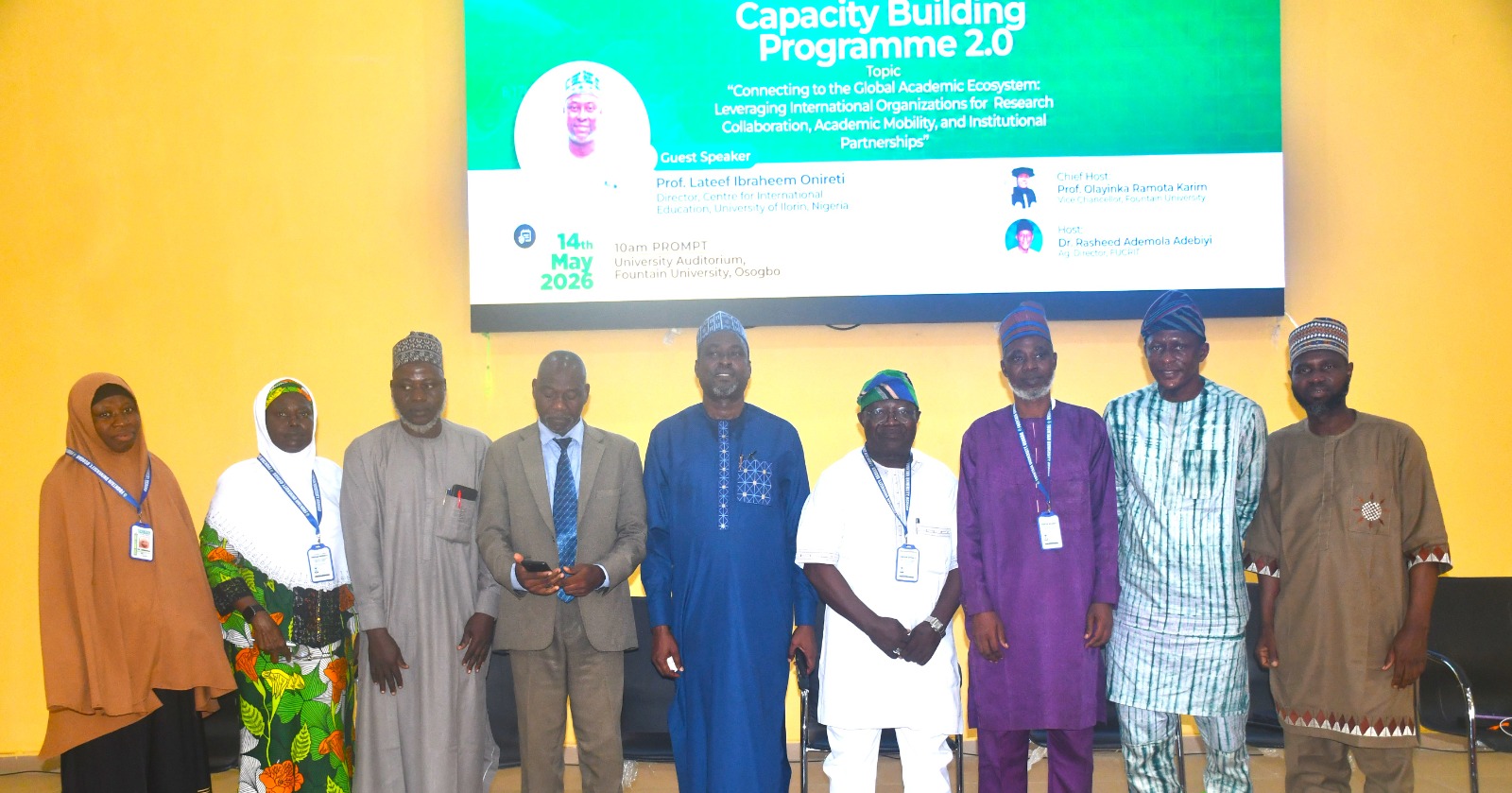 Fountain University Hosts Research Capacity Building Programme to Strengthen Global Academic Engagement